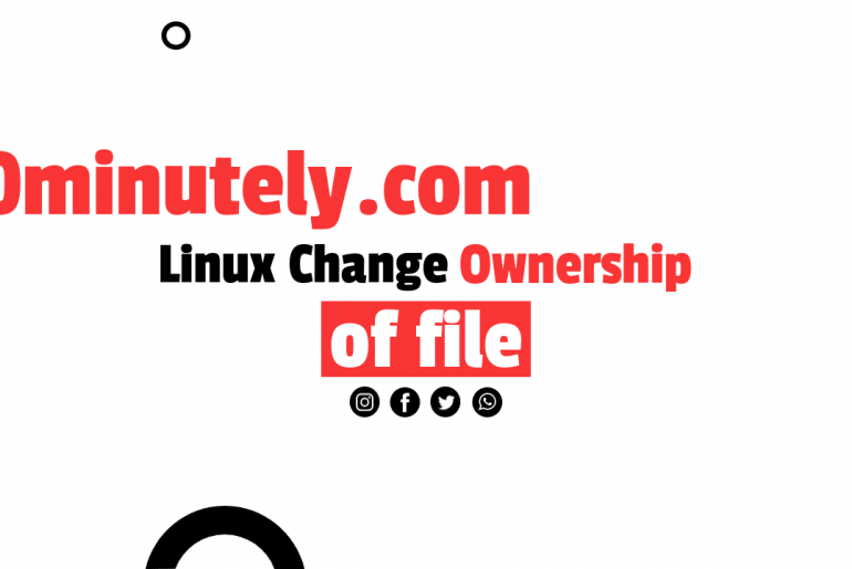 All About Linux Change Ownership Of File 10Minutely